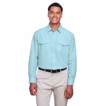 Harriton Men's M580L Key West Long-Sleeve Performance Shirt